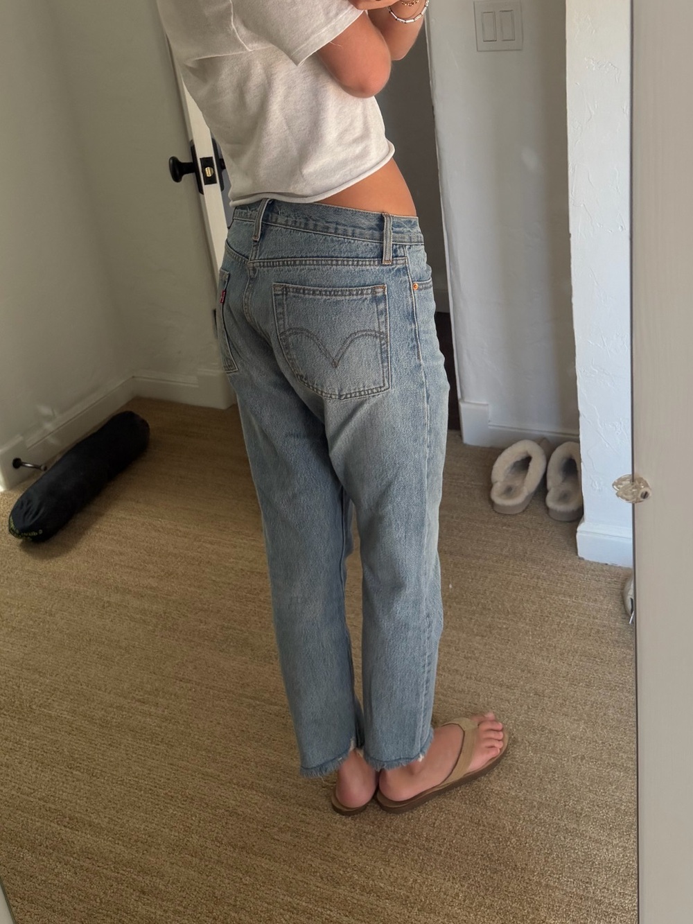 Levi’s straight wedgie jeans